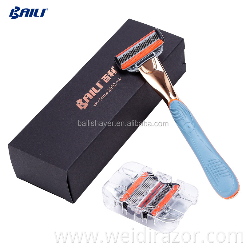 gold mens razor blade making machine baili shaver and blades mens razor blade